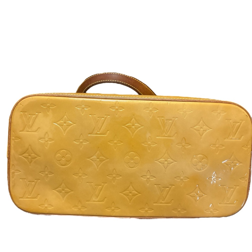 LOUIS VUITTON Vernis Houston Yellow/Gold Bag - Picture 7 of 16